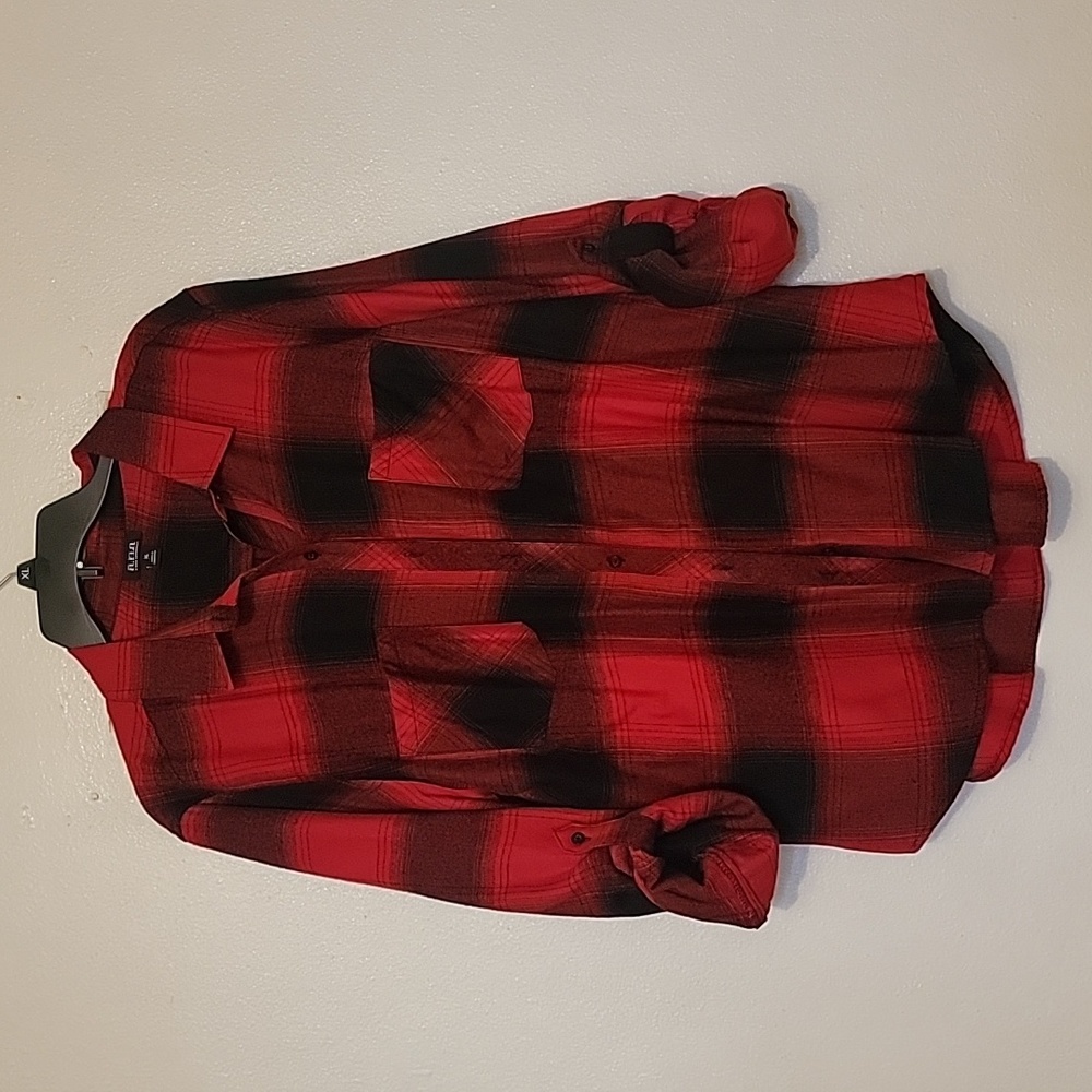 Ana XL red/black Blouse